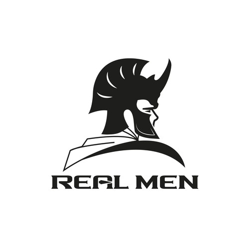 Real Men Apparel Company Logo Diseño de Catztropoda