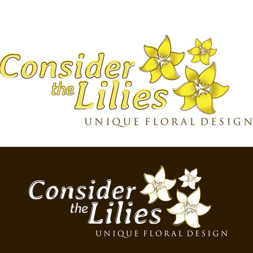 logo for Consider the Lilies Logo design contest