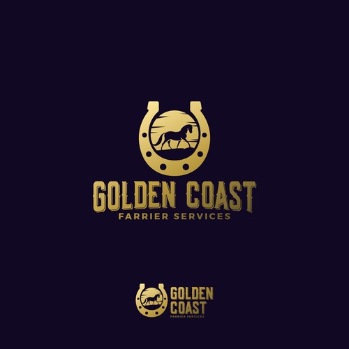 Golden Coast Farrier Services Design by Sava M- S Design