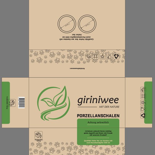 Verpackungsdesign für einen Futter Bar Karton Design by Lena Diser