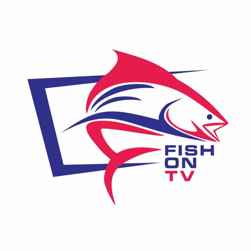 fun and exciting fishing TV channel logo that represents cool fishing contests Design by Fairul_