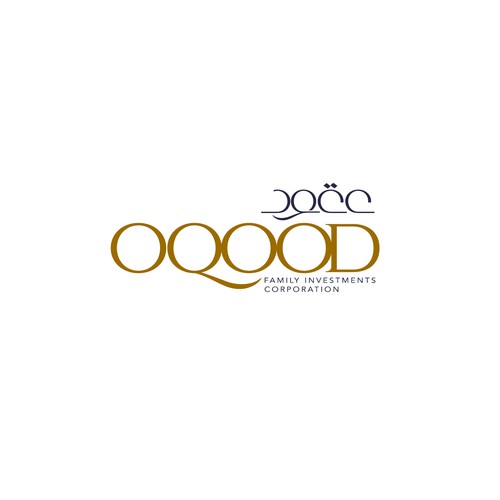 Oqood branding project - Arabic and English text version logo Design by LOLIALOVAdesign