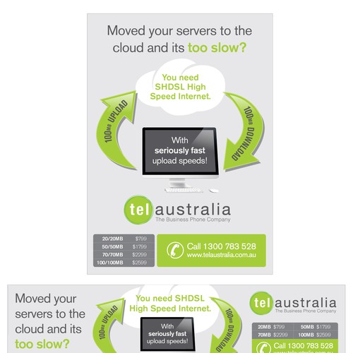 Telaustralia the Business Phone Company needs a new banner ad-ontwerp door BJarris