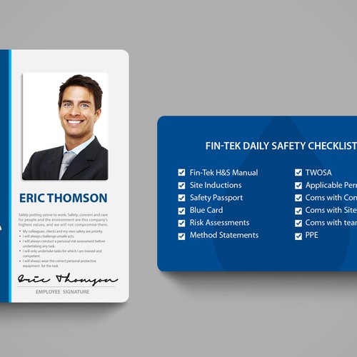 business id card template