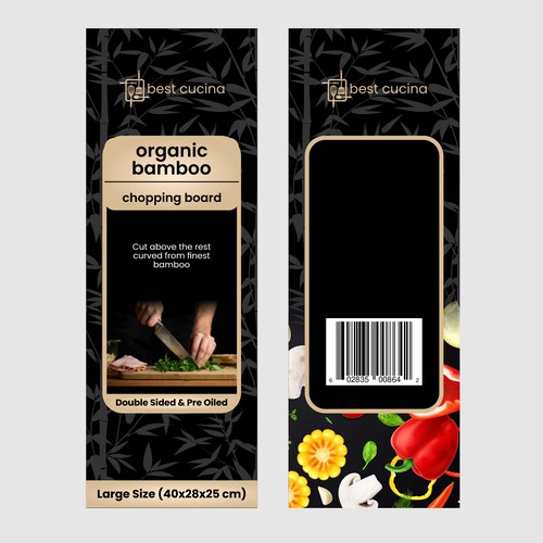Bamboo Chopping Board Colour Card (2 Bamboo Chopping Board Models) Design by Sukira