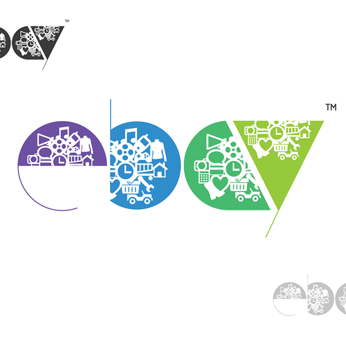 Design di 99designs community challenge: re-design eBay's lame new logo! di |DK|