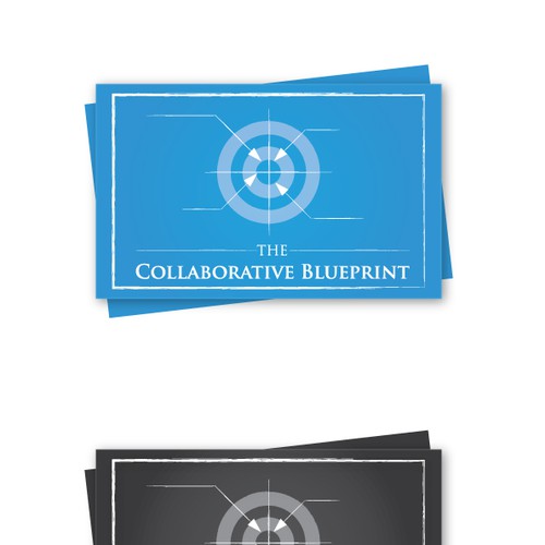 Create the next logo for The Collaborative Blueprint Design by blackdog.digital