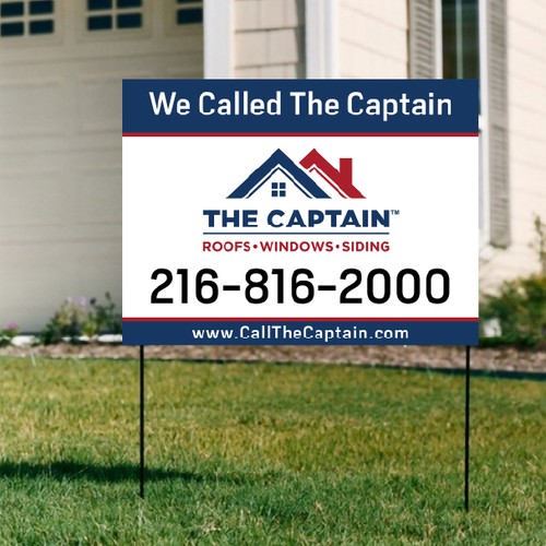 Yard Sign Design - We Called The Captain! Design von Shifat99d