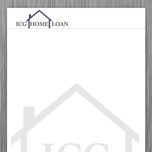 Design di New stationery wanted for ICG Home Loans di HKMLCH