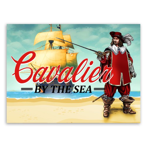 Oceanfront Hotel Signage - Vintage w/slight Modern design Design by Vivid Project