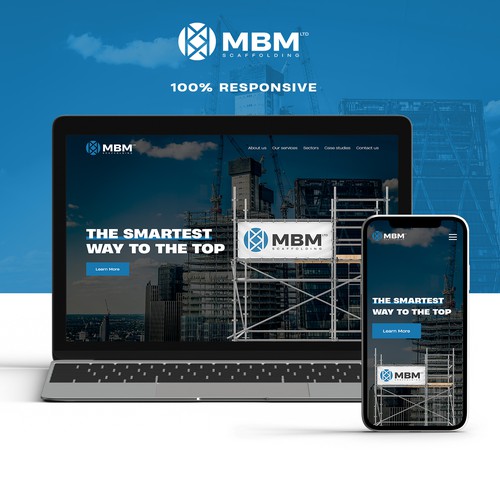 Smart, Clean, Professional - Scaffold Company Website Design by Slaviana