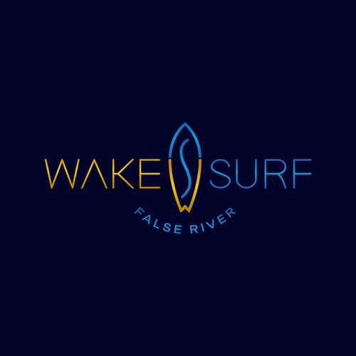 Edgy/sophisticated wake surf logo for a female/male group of wake surfers that embody a luxury life. Nothing predictable Design by THE DESIGNSTER