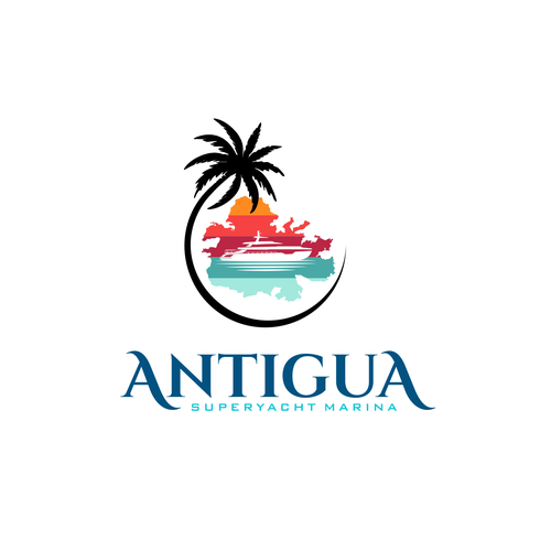 Logo for Antigua Superyacht Marina Design by odraude_me™