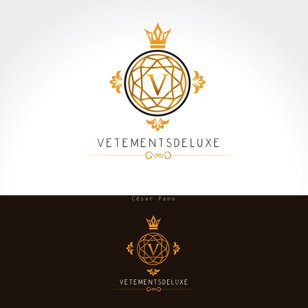 Design by César Pano titled "Logo for E-commerce clothes - Logo pour E-commerce vêtements"