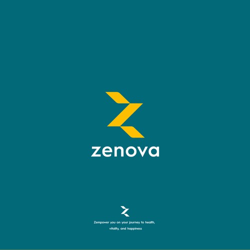 Zenova Logo: Revolutionary suite of health and wellness mobile apps Design by BrandBlox