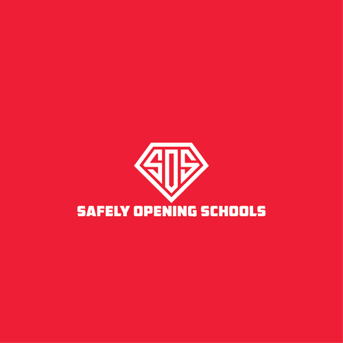 Logo for a group of Super Hero's working to get Kids back to school Design by ES STUDIO