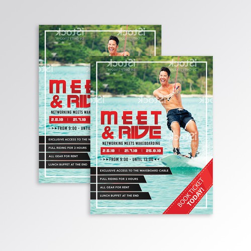 Attention grabbing Flyer Design for Adrenaline Networking Event