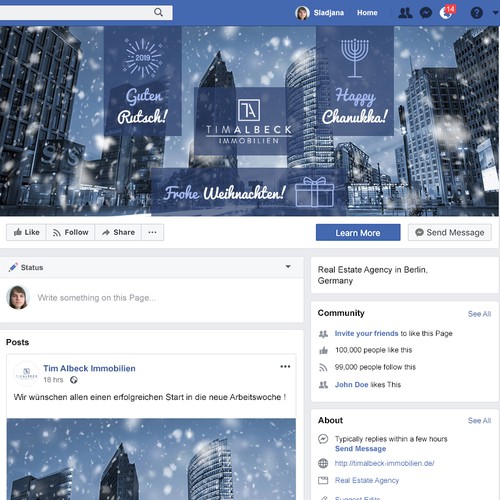 Facebook cover contest entry by Samodiva