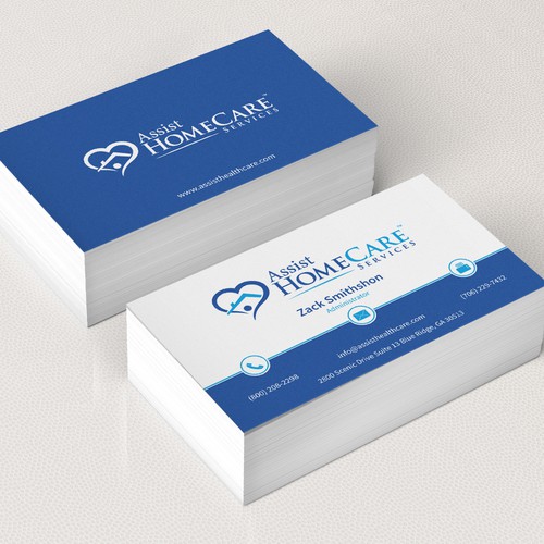 Business Card for Home Health Agency Design by AkGraphicsSolutions