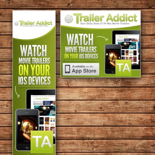 Help TrailerAddict.Com with a new banner ad デザイン by adrianz.eu