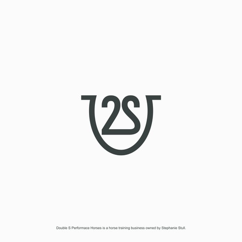 "SS" or "2S" Brand Mark for Double S Performance Horses Design by 3PM