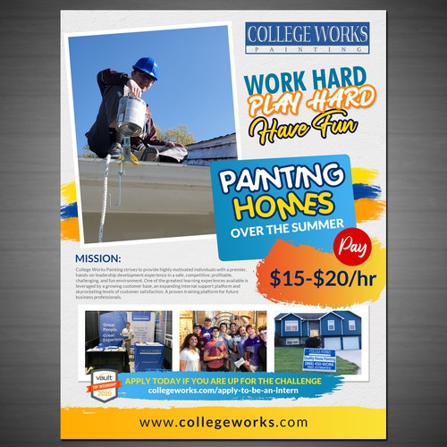 Summer Job Full Page Magazine Ad Design by VGaneshayan1