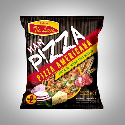 Design Something Cool Nice for our Mini  Pizza´s  Plastic Bags Packing. Design by Nirmana92