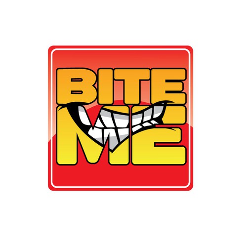 BITE ME LOGO DESIGN FOR AN ONLINE ORDERING FOOD APP Design by trunkandstump