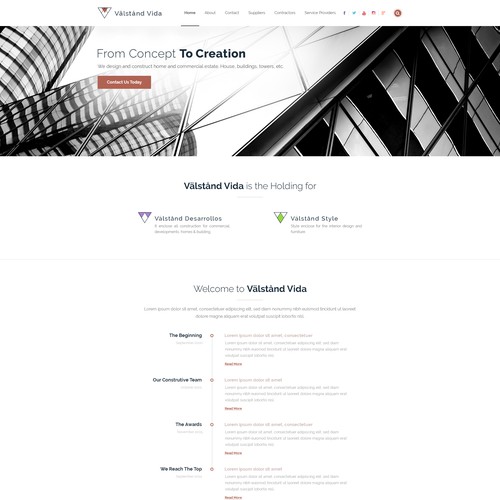 WordPress theme design contest entry by Jasmin_A (AMPLE)
