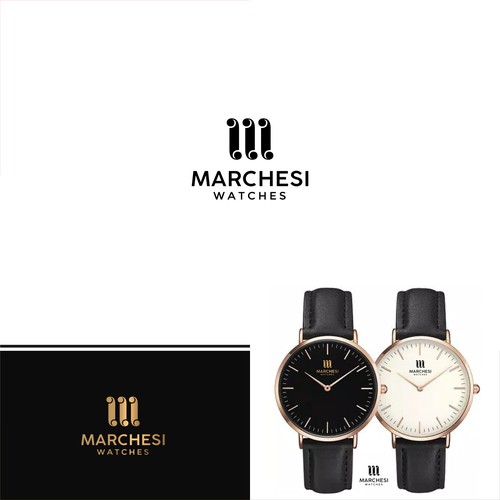 Looking for an eye catching, simple, and abstract design for my watch brand that promotes luxury Diseño de aji-aji