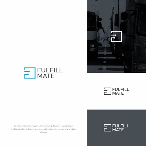 Fulfillmate logo-ontwerp door Danny A