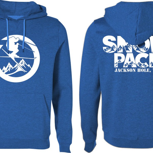 Create a Simple Fun Ski/Snowbard Trip Hoodie