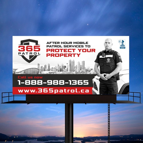 I need a billboard design for a Security Guard Company Design by isuk