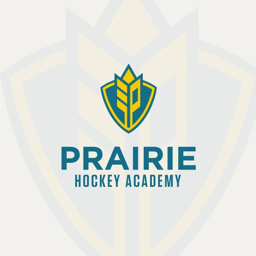 International hockey academy in the prairies needs a modern look Logo