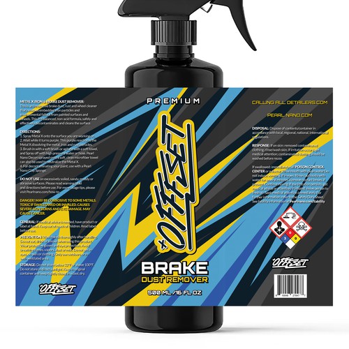 Awesome Label Design for a PREMIUM Car Wheel Cleaner Design by Cameleon77