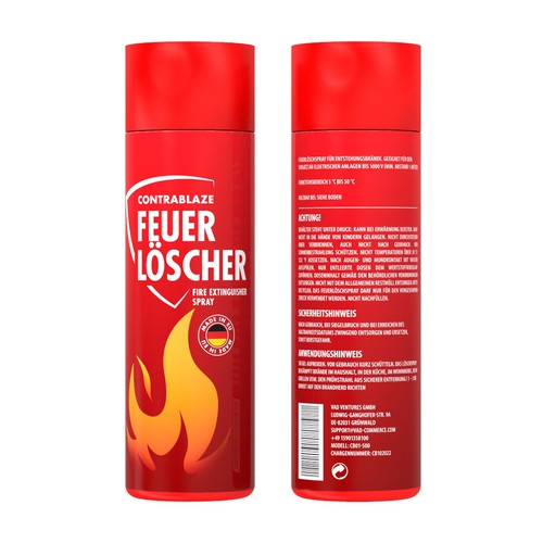 Fire Extinguisher Spray Design Design by malabari