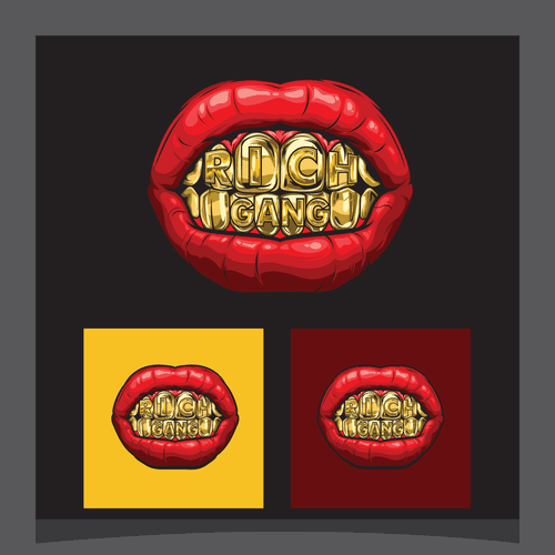 'RICH GANG' logo thats in need of a personality! Looking for the right hustler! Design by kazeem