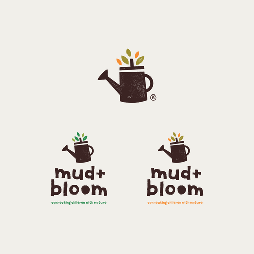 Design a fun, ethical and wholesome looking logo for Mud & Bloom Design by thisisremedy