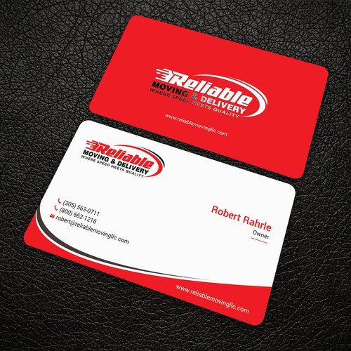 Business Card Design for Moving Company Diseño de ™SF_Design™