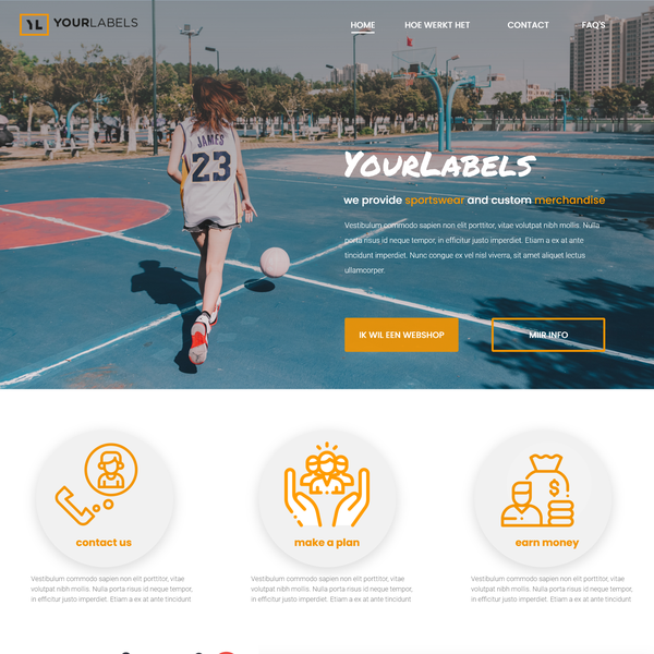 YourLabels Website Design