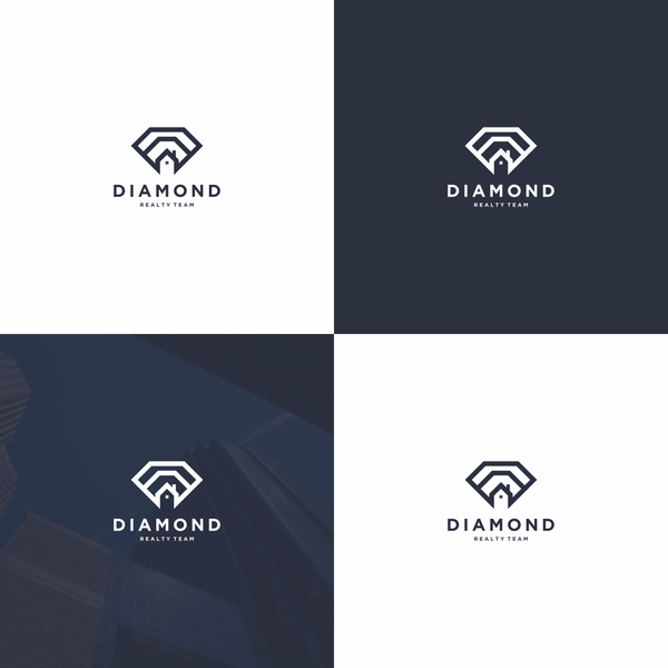 Design by Háidár .Jr titled "Diamond Realty Team"