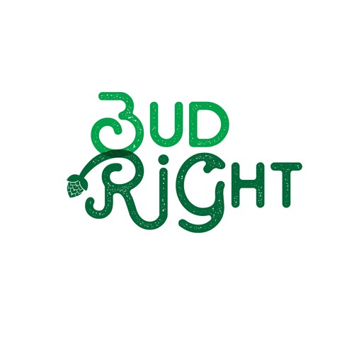 Bud Right.  The great new American Beer for good ol' fashioned American beer drinkers. Design by websmartusa