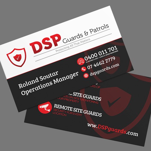 template business 99designs card contest  card Company Security cards Business Business