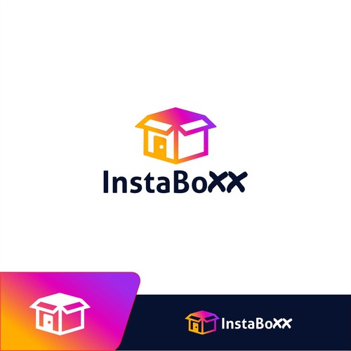 Instaboxx logo Design by lrasyid88