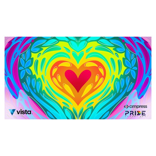 Virtual backgrounds for PRIDE month (multiple winners) Diseño de ANDREAS STUDIO