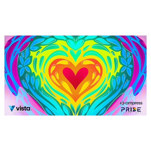 Virtual backgrounds for PRIDE month (multiple winners) Design by ANDREAS STUDIO