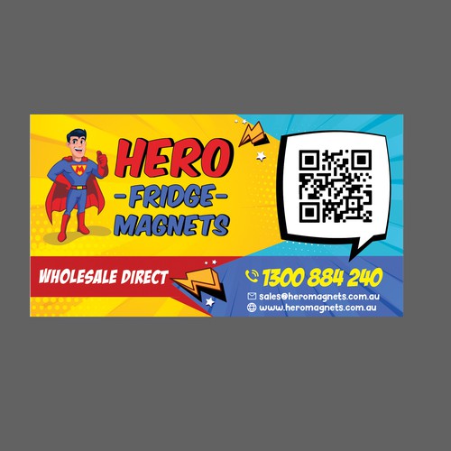 Design di Hero Fridge Magnets Call to action Super DL flyer 240mm x 130mm di Krishna Arts