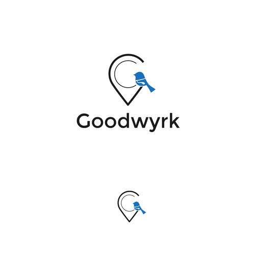 Goodwyrk - a map based job search tech startup needs a simple, clever logo! Ontwerp door m-art