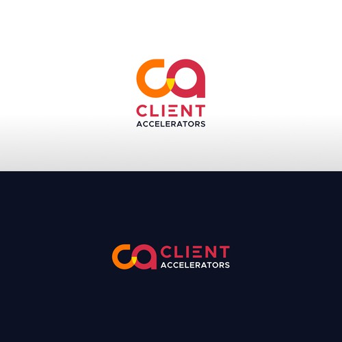 App & Website Logo Client Accelerators Design by Saurio Design
