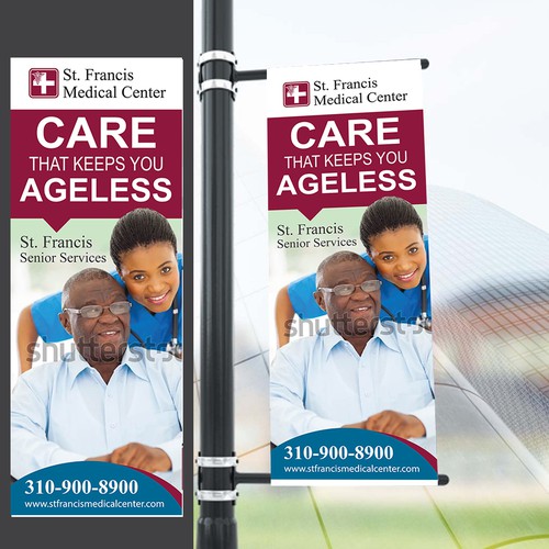 Design a banner that attracts older adults & families to use our specialized senior care & services Design réalisé par Saqi.KTS